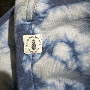 Chubbies Navy and White Tie-Dye pants